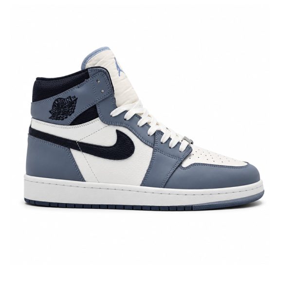 کفش و کتانی مردانه و زنانه ساقدار مدل NIKE JORDAN 1 رنگ آبی مشکی کد 2199