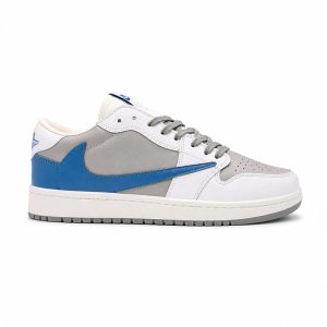کفش و کتانی مردانه مدل نایک ترویس NIKE TRAVIS رنگ طوسی آبی کد 30062