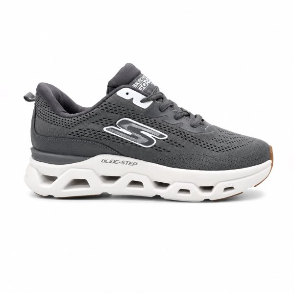 کفش و کتانی مردانه مدل رانینگ SKECHERS رنگ طوسی کد 40091